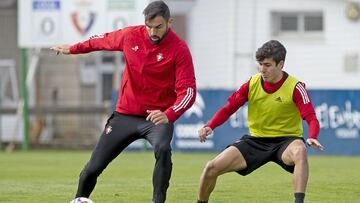 Entrenamiento de Osasuna en Tajonar