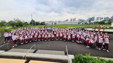 Imagen de la delegación española para los Juegos Paralímpicos de Tokio 2020.