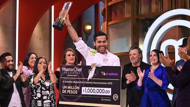 Dani Valle, ganador de MasterChef Celebrity México 2025: ¿cuánto dinero se lleva de premio?
