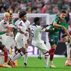 México y Estados Unidos llegan a los golpes en Nations League