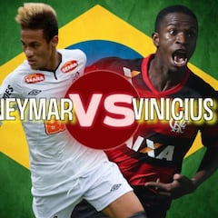 Da hasta miedo verlo: la similitud de Vinicius y Neymar con 17 años