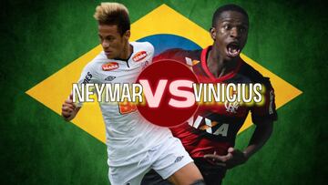 Da hasta miedo verlo: la similitud de Vinicius y Neymar con 17 años
