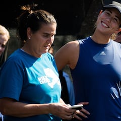 Muguruza y los 1.600 metros: "El primer día aluciné"