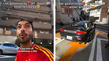 Este español va a una gasolinera en Japón, alucina con este curioso sistema y su reacción es oro puro: “Están en 2050”