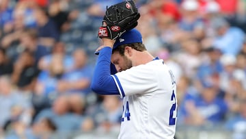 The Kansas City Royals are currently at 0 for 15 when Jordan Lyles is on the mound, losing every start he has made, marking the worst streak in MLB history.