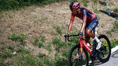 Egan Bernal, ciclista colombiano en el Tour de Francia