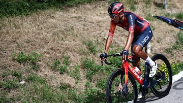 Egan Bernal, ciclista colombiano en el Tour de Francia