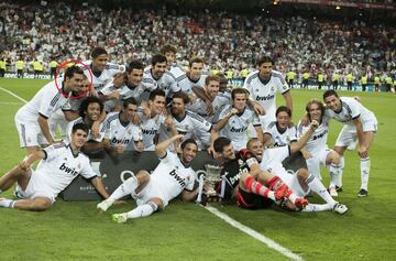 Arbeloa and Real Madrid won the Spanish Supercup after beating Barcelona. 2012