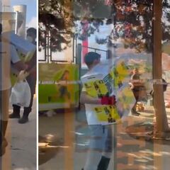 Una imagen que vale mucho: Marcos Llorente ayuda en Valencia a menos de 7 horas de su partido ante el PSG