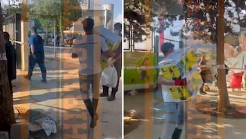 Una imagen que vale mucho: Marcos Llorente ayuda en Valencia a menos de 7 horas de su partido ante el PSG