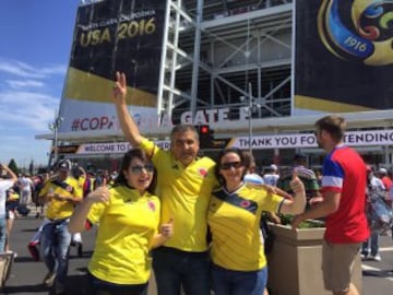 Partido inaugural de la Copa América Centenario 2016.