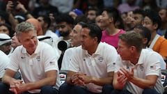 Who is the coaching staff for Team USA basketball in the 2024 Olympics in Paris?