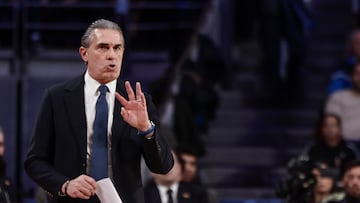 Sergio Scariolo, entrenador del Real Madrid.