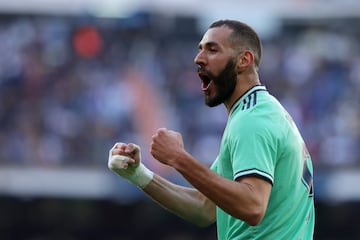 Benzema marc¨® el 2-0 del partido.