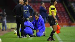  Angel Villacampa head coach and Alison Gonzalez of America during the game America vs Tijuana, corresponding to Round 03 of the Torneo Clausura 2023 of the BBVA MX Womens League, at Azteca Stadium, on January 22, 2023.

<br><br>

Angel Villacampa Director Tecnico y Alison Gonzalez de America durante el partido America vs Tijuana, Correspondiente a la Jornada 03 del Torneo Clausura 2023 de la Liga BBVA MX Femenil, en el Estadio Azteca, el 22 de Enero de 2023