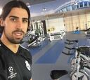 Khedira, en instagram: "Sigo trabajando para mi regreso"