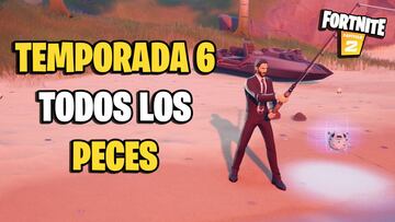 Fortnite Temporada 6: todos los peces y c&oacute;mo y d&oacute;nde pescarlos