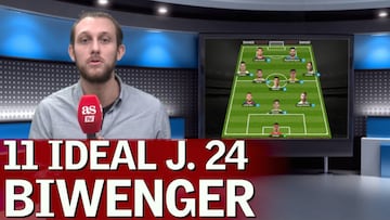 Marco Asensio comanda el XI ideal Biwenger de la jornada 24