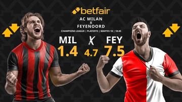 AC Milan vs. Feyenoord: horario, dónde ver, pronósticos y cuadro