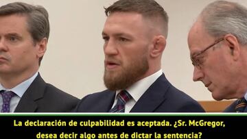 Los tres castigos impuestos a McGregor para evitar ir a prisión