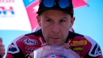 Jonathan Rea sobre la Honda de SBK.