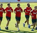 Trabajo de recuperación para los titulares ante el Zenit