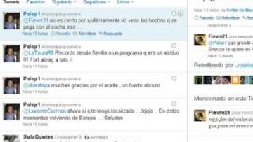 Cañizares y Palop 'se pican' con mensajes en Twitter