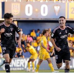 Ros y Pacheco, en la rampa de salida del Albacete