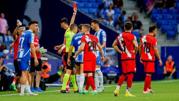 19/08/22 PARTIDO PRIMERA DIVISION
ESPANYOL - RAYO VALLECANO
EXPULSION SERGI GOMEZ