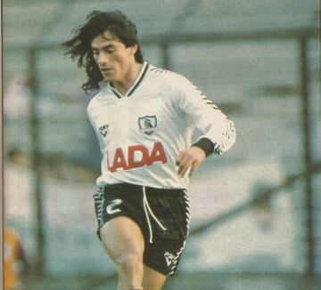 Mendoza en su gran época en Colo Colo. 