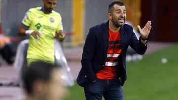 Diego Mart&iacute;nez en el partido contra el Getafe.