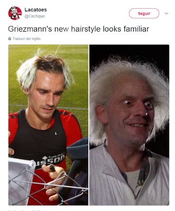 El nuevo look de Griezmann desata los memes en las redes