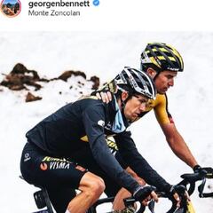 Bennett sube el Zoncolan dos veces en agradecimiento a Affini