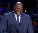 ¡Shaq hizo reír a miles de personas en el funeral de Kobe!