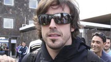 Alonso y Massa realizan trabajo físico en Lanzarote