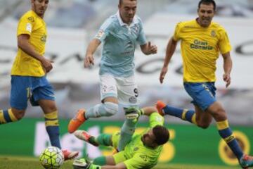 1-0. Javi Varas fue expulsado por derribar a Iago Aspas. Orellana anotó el penalti.
