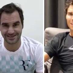 Nadal y Federer, intercambio de mensajes... con 'pullita' incluida
