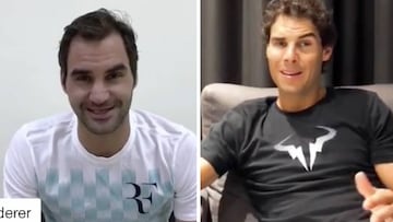 Nadal y Federer: intercambio de mensajes con 'recado' incluido