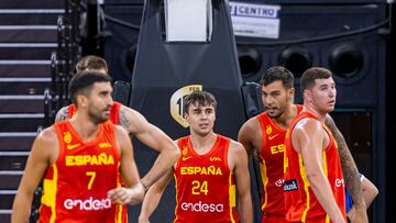 El base español, Juan Núñez, atendió a los medios tras la victoria de la Selección ante la República Dominicana.