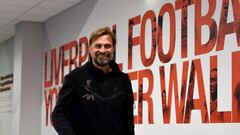 LIVERPOOL, ENGLAND - MAY 07: (THE SUN OUT, THE SUN ON SUNDAY OUT) Jurgen Klopp manager of Liverpool arriving before the Premier League match between Liverpool and Tottenham Hotspur at Anfield on May 07, 2022 in Liverpool, England. (Photo by Andrew Powell/Liverpool FC via Getty Images)