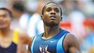 <b>CADA VEZ MÁS CULPABLE. </b>Montgomery, récordman de 100 metros.
