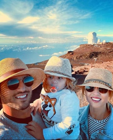 Carlos Vela y su familia en Haw&aacute;i, v&iacute;a Instagram. Noviembre, 2019.