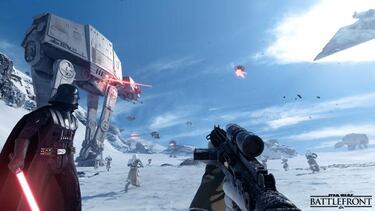 Así juega Darth Vader a Star Wars Battlefront