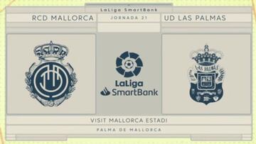 Resumen y gol del Mallorca vs. Las Palmas de Liga Smartbank