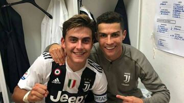 Dybala sube una foto con Cristiano... y enseña por error la pizarra táctica de Allegri