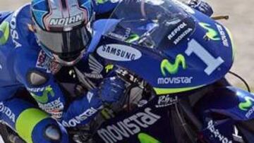 <b>MUY SUPERIOR.</B> Pedrosa, que fue autor del mejor tiempo de entrenamientos, ya fue el más rápido en la salida.