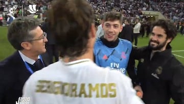 La enorme felicitación de Ramos a Valverde luego del triunfo