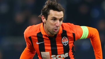 Darijo Srna con el Shakhtar Donetsk.