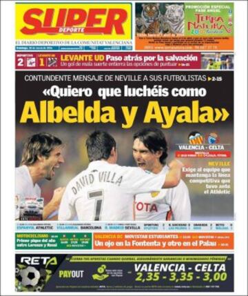 Portadas de la prensa mundial