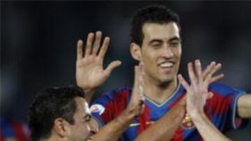 LA LLAVE. El futbolista canterano dirige la orquesta azulgrana con precisión relojera.